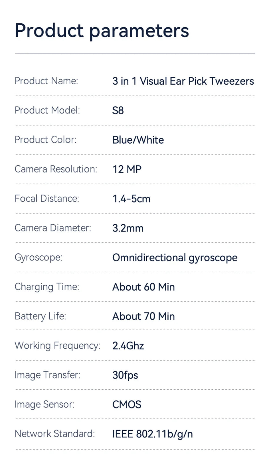 Ear Wax Removal Tool with 12MP Camera