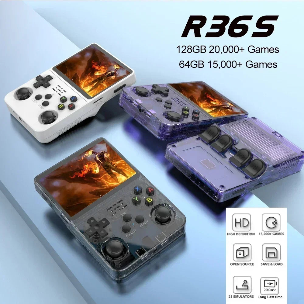 R36S Video Game Console Linux System