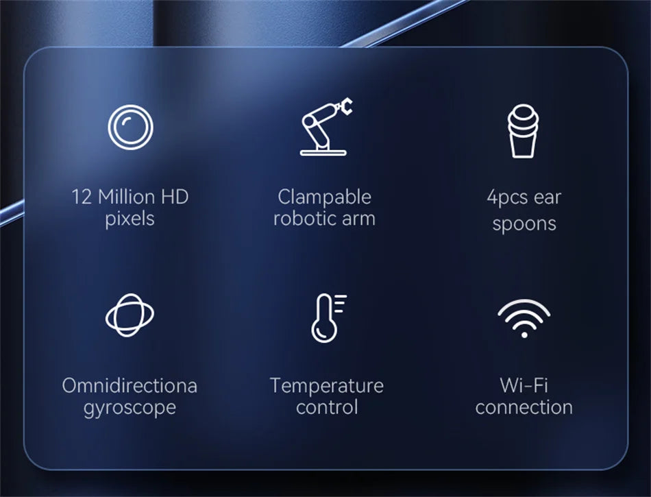 Ear Wax Removal Tool with 12MP Camera