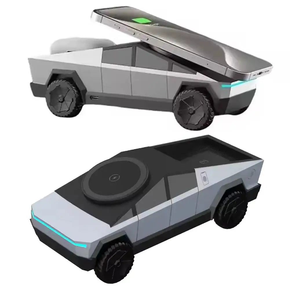 Desktop Stand 3-in-1  Wireless Charging Station With Ambient Light