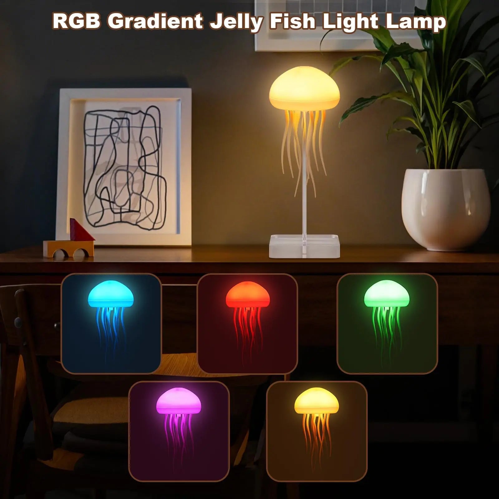 Jellyfish Lamp with Dancing Legs