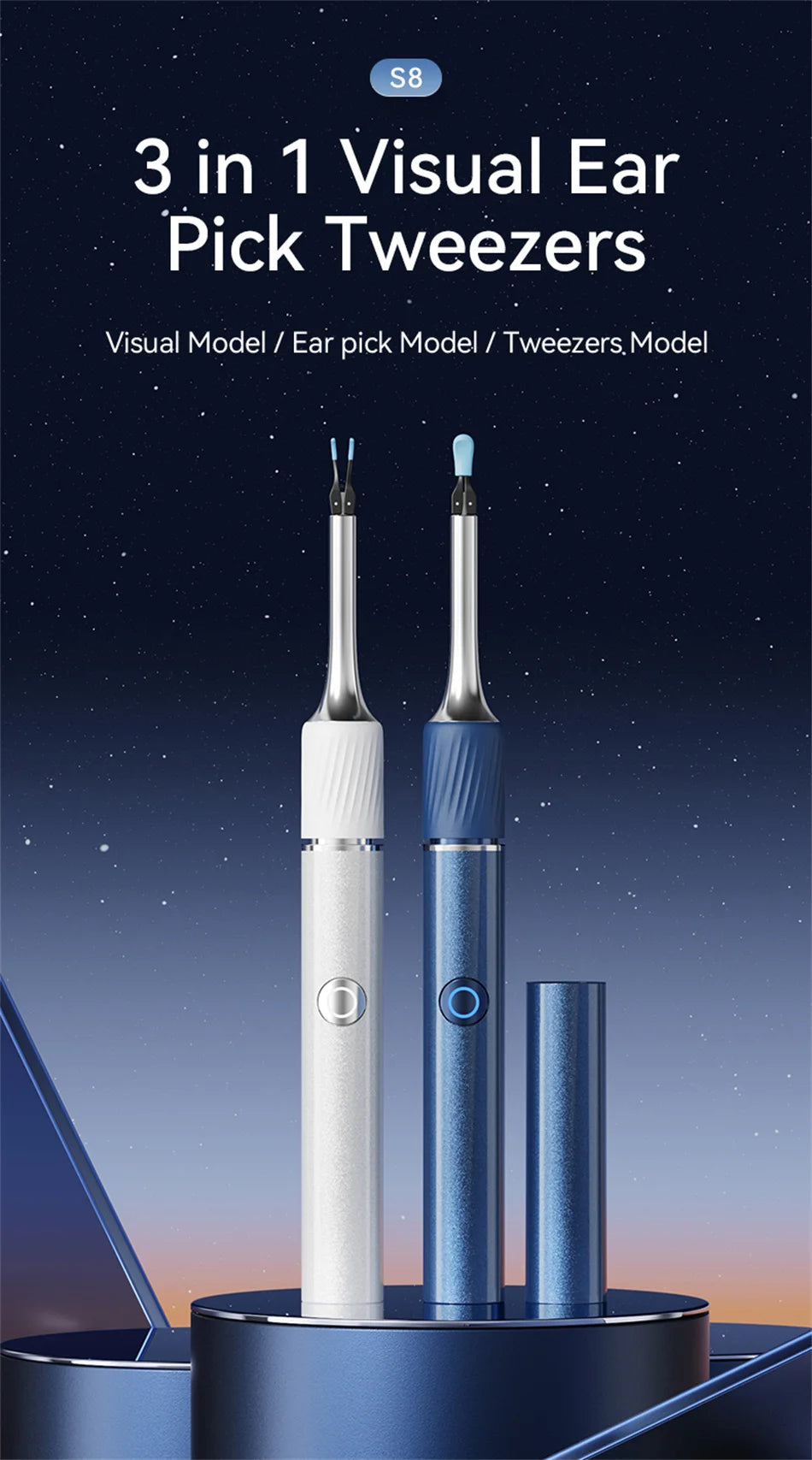 Ear Wax Removal Tool with 12MP Camera