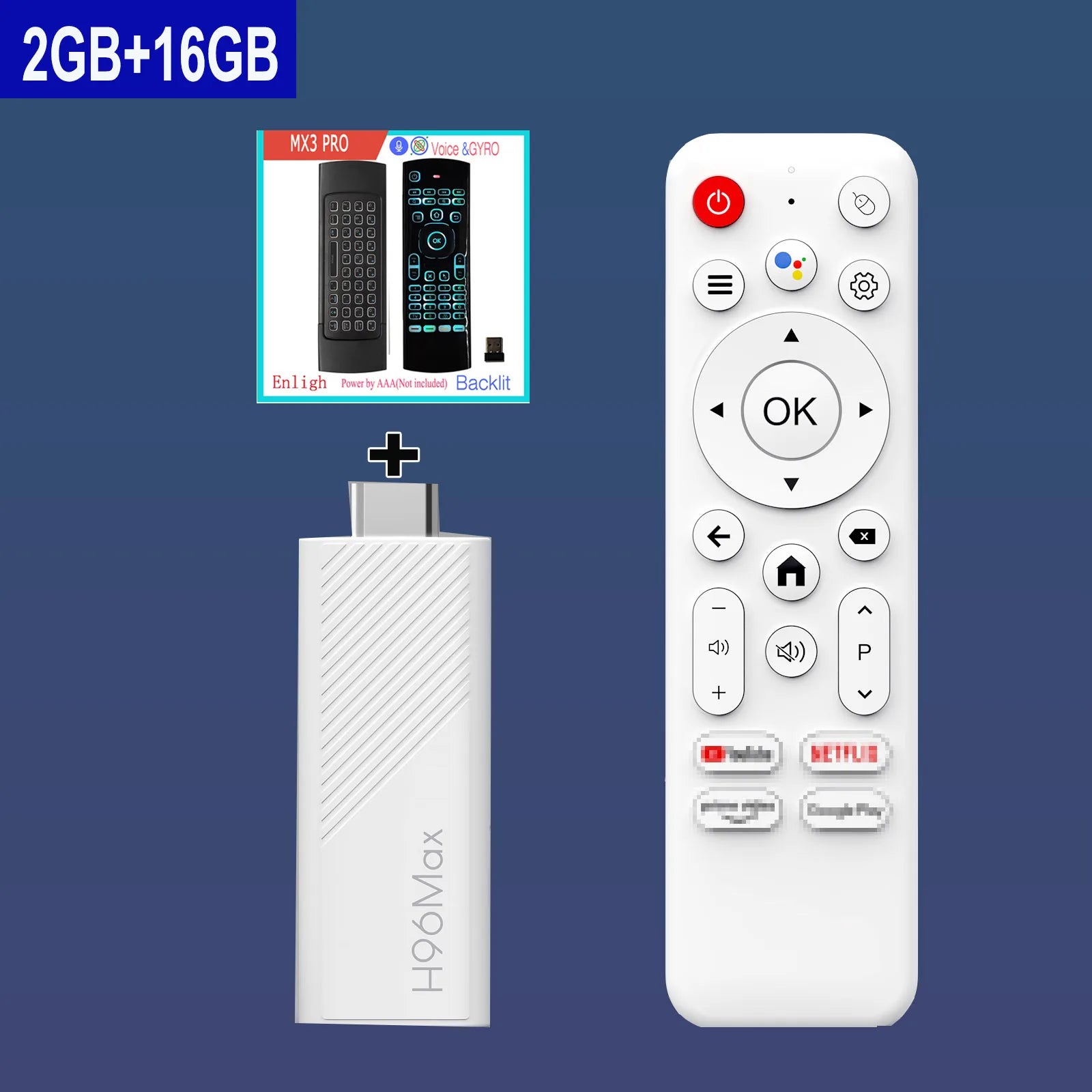 H96 MAX Smart TV Stick