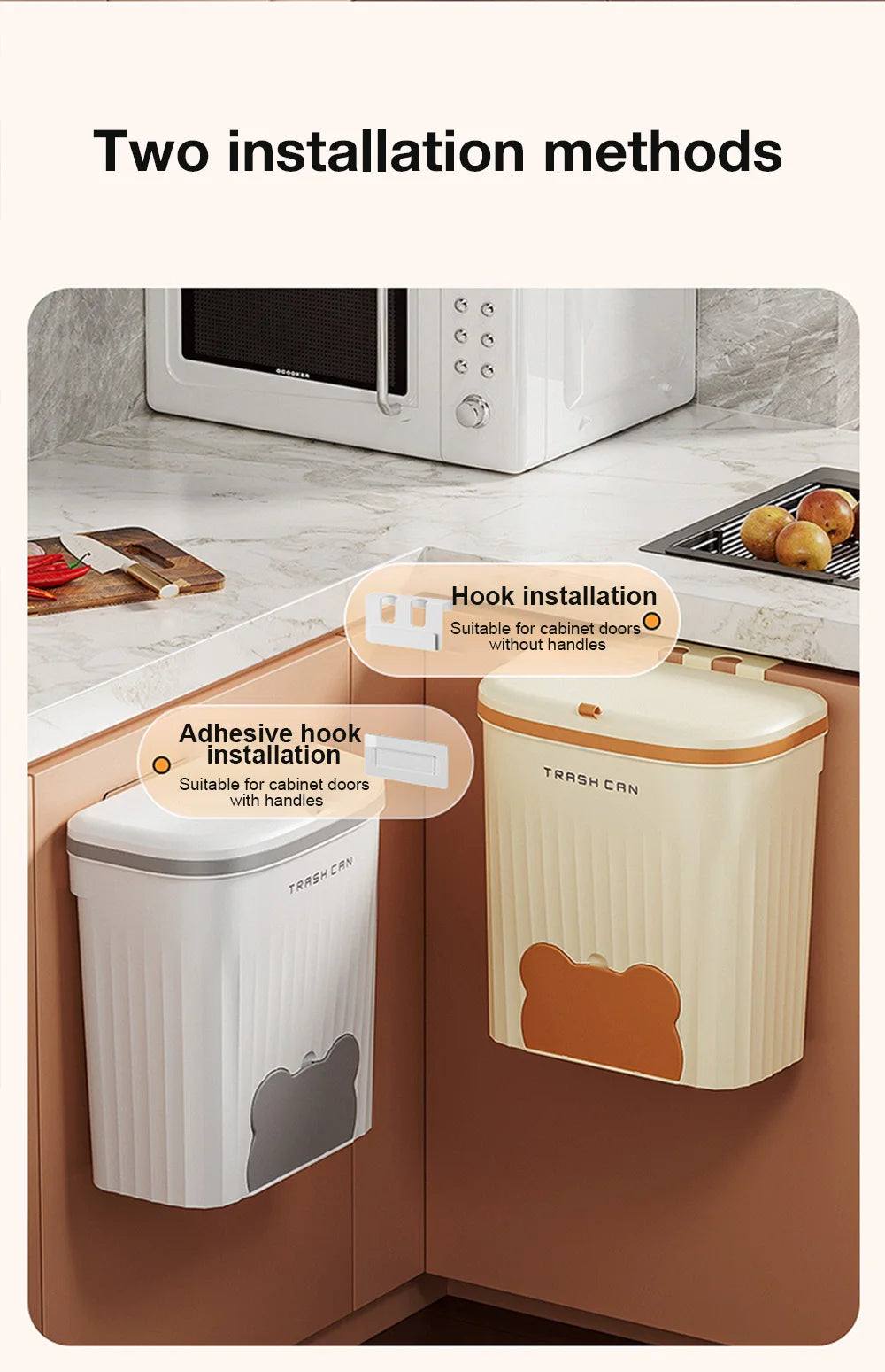 Wall Mounted Trash Can