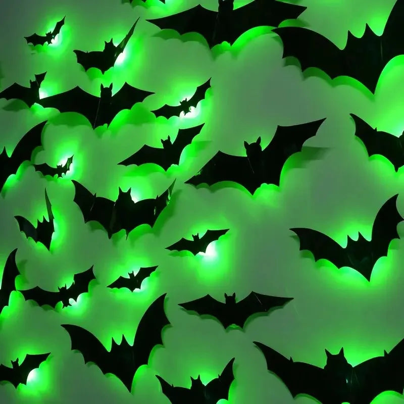 Halloween Decorations 3D Lighted Bats