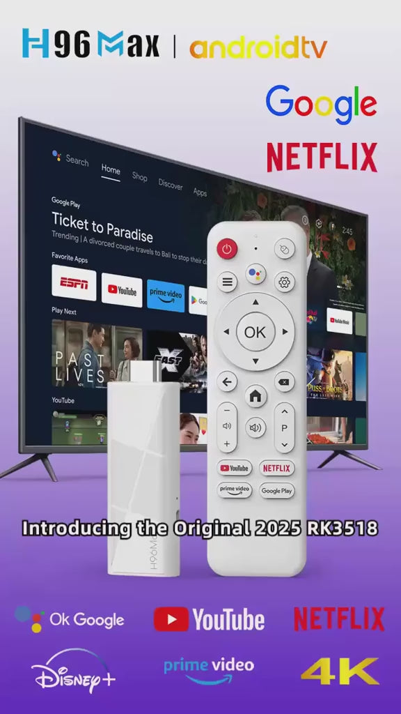 H96 MAX Smart TV Stick